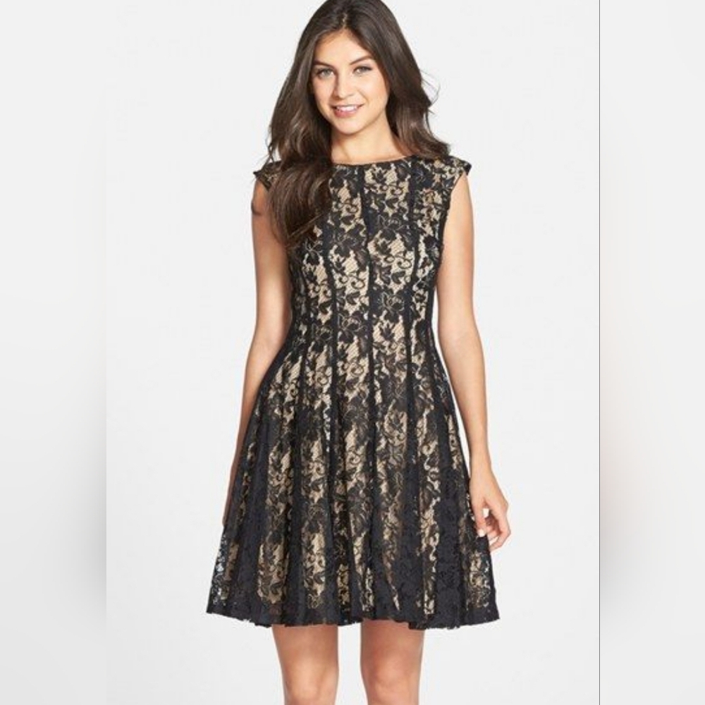 Gabby Skye Lace Fit & Flare Dress Size 20w